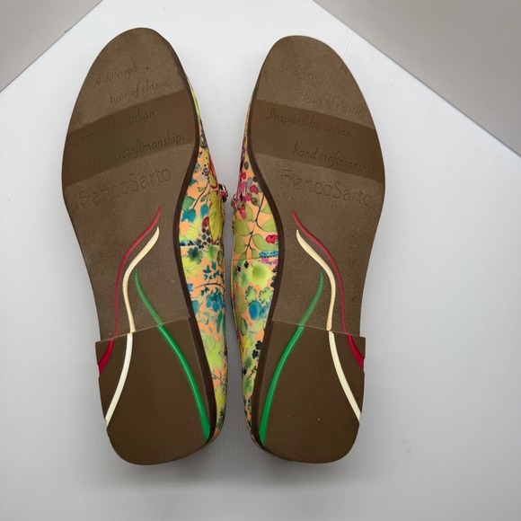 Franco Sarto Berola Floral Bit Loafers Womens 8.5M Multi Color Fabric BEROLA3 - Picture 8 of 11